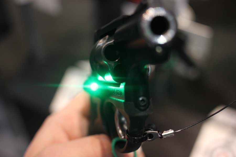 Crimson Trace Goes Green--SHOT Show 2015
