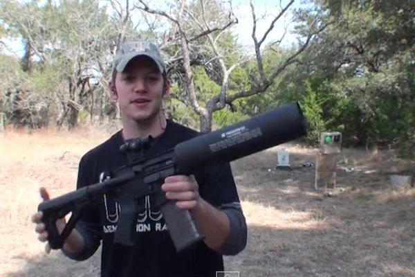 DemolitionRanch and an AR-15 Can Cannon