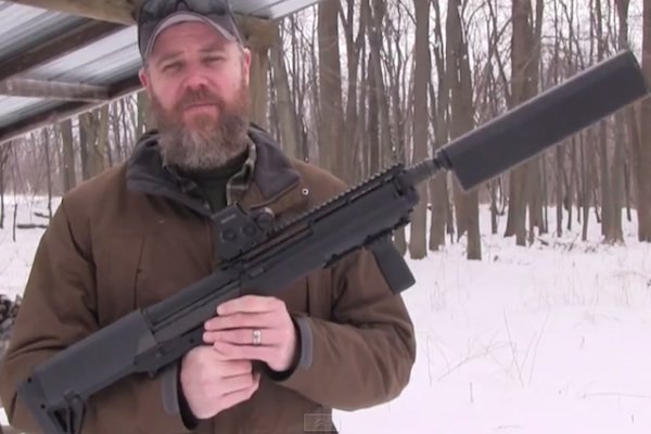 Kel-Tec KSG with Silencerco Salvo 12 Suppressor