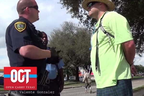 Cop to Open Carry Advocate: 'You can try this Constitutional Crap all you want'