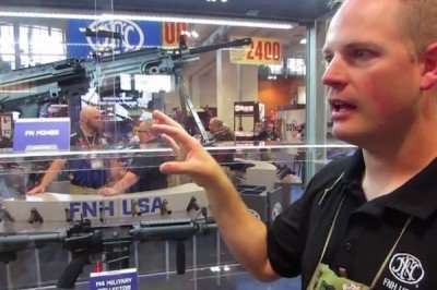 FNH USA's New Semi-Auto M249 SAW: NRA 2015