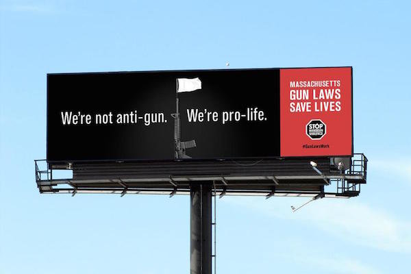 Clear Channel Pulls Anti-Gun Billboards in Massachusetts