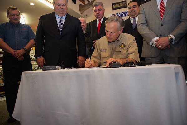 Texas Gov. Signs Open Carry, Campus Carry Bills