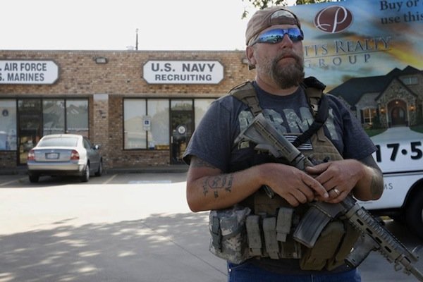 Army Says Armed Civilians Protecting Recruiting Centers Are Security Risks