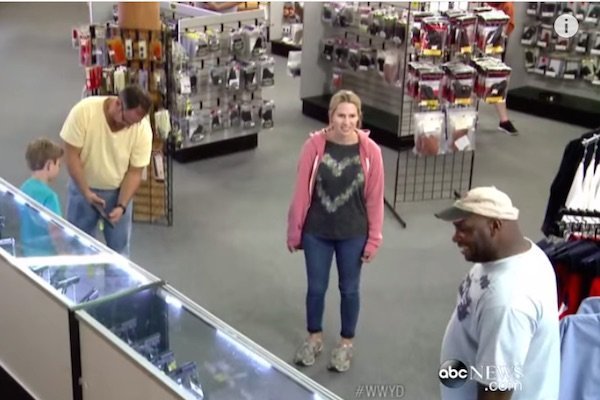Watch As Woman Tells A Father Not to Buy Son a Firearm at Texas Gun Store