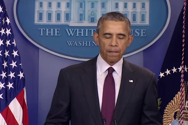 Obama's Impassioned Mass-Murder Speech Includes Error