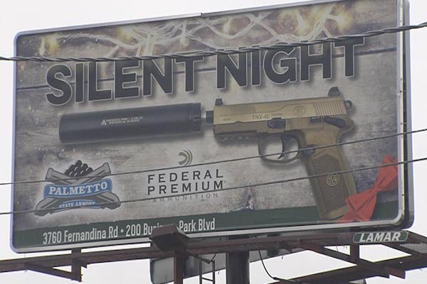 Carolina Gun Ads Cause Christmas Controversy (Oh No! Hide the Children!)