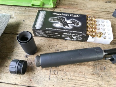 I tested the Ti-Rant with American Eagle's new 45 Suppressor ammo. Good stuff - and it's affordable.