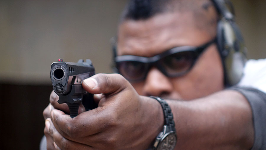 American Tactical's Polymer-Framed 1911 Pistol, the FXH-45 -- SHOT Show 2016