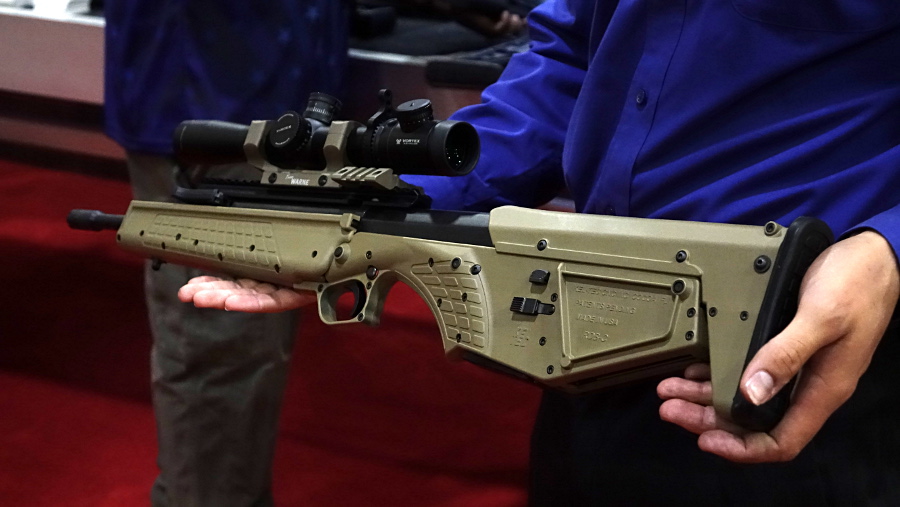 Kel-Tec 2016 - Multi-Mag Sub 2K, NFA Ready KSG, California Bullpup RDB — SHOT Show 2016