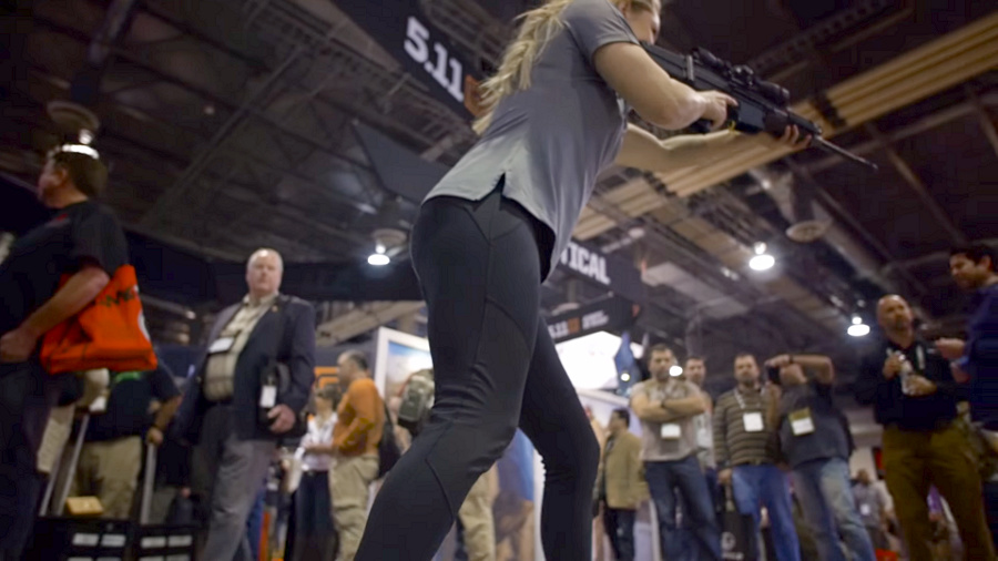 5.11 Drops Bombshell: Tactical Yoga Pants! — SHOT Show 2016