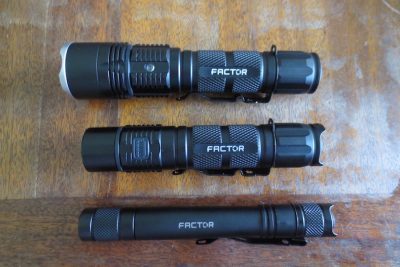 Factor LED Flashlights -- Review