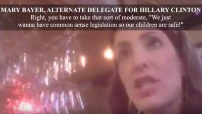 Secret Video Shows ’Crooked’ Hillary Delegate Explaining Democrat Approach to Banning Guns