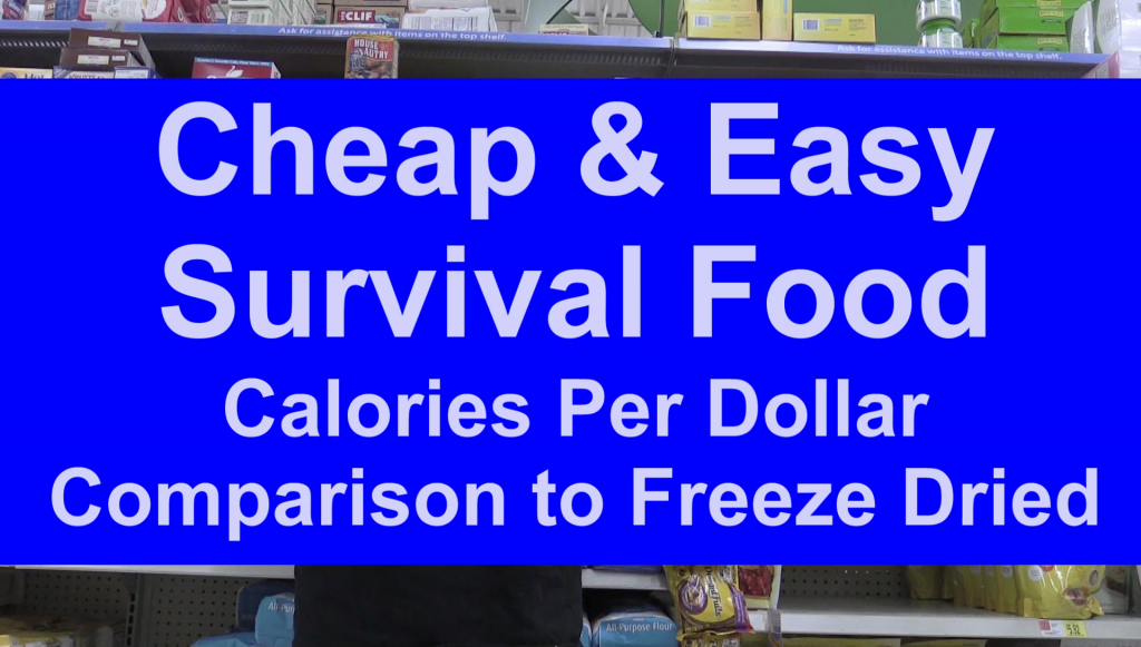 Prepping 101: Best Price on Survival Food