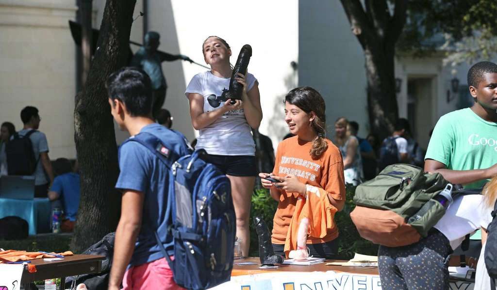 ‘Cocks Not Glocks’ Hands Out Dildos to Protest Campus Carry in Texas
