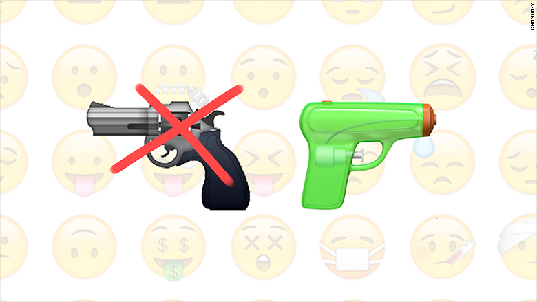 Apple to Replace Revolver Emoji with Squirt Gun