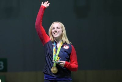 Woman Shooter ‘Ginny’ Thrasher Wins First Gold for USA