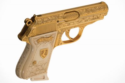 Engraved, Gold-Plated Goering Gun at Auction