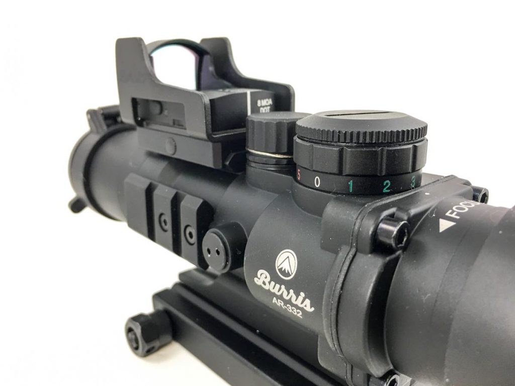You can also choose both red dot and magnified optic. The Burris AR-332 and FastFire 3 both have mount options that allow them to work together.