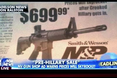 Gun Shop Offers 'Pre-Hillary' Low Pricing