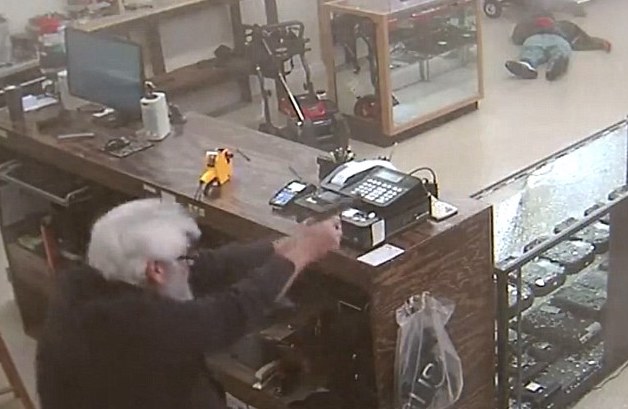 Graphic Video Depicts Fatal Justice for Gun Store Robber