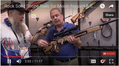 Rock Solid Scope Rails For Mosin-Nagant & Swiss K31 - SHOT Show 2017