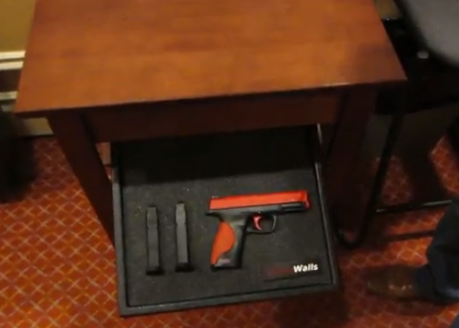 Tactical Walls RFID Concealment Night Table -- SHOT Show 2017