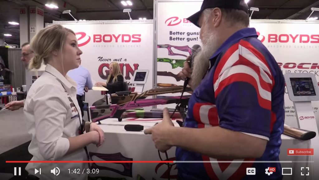 Modular AT-1 Adjustable Laminate Replacement Stocks - Boyds Gunstocks - SHOT Show 2017