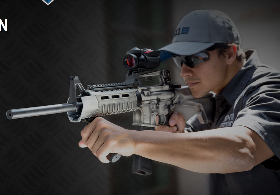 Mid-Evil Industries 360 Degree Vertical Steel Foregrip - Under 8 oz - SHOT Show 2017