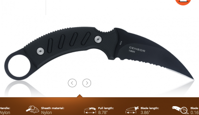 Steel Will’s $64 Karambit Knife: ‘The Censor’