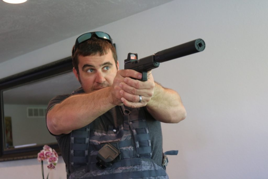 Gunfighter Tip of the Week: DIY Chest Rig for Suppressed Pistol