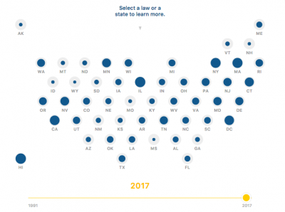 Anti-Gunners Launch Interactive Map to Compare Gun Laws in All 50 States