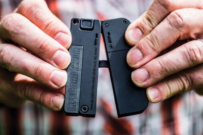 Watch the LifeCard .22LR 'Credit Card' Pistol in Action