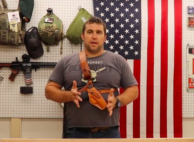 Get a Diamond D Leather Chest Holster for Your Man-Sized Gun!