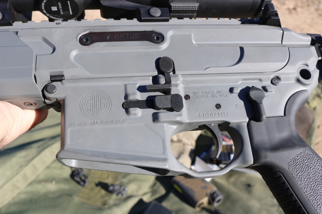 SIG Sauer MCX Virtus piston rifle with folding stock