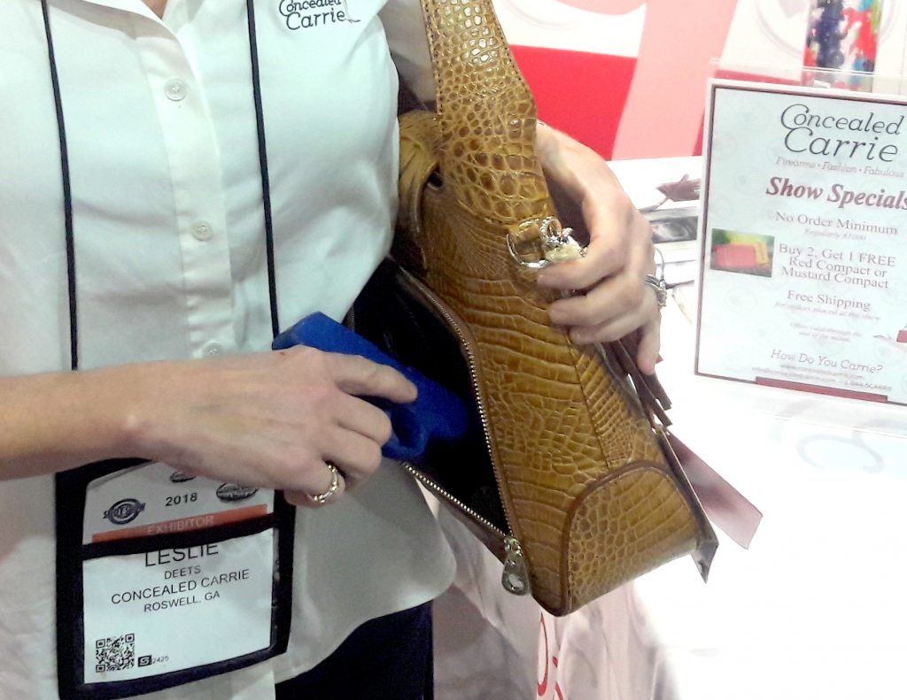 Concealed Carrie Makes Fashionable Purses, Totes, Briefcases for Women - SHOT Show 2018