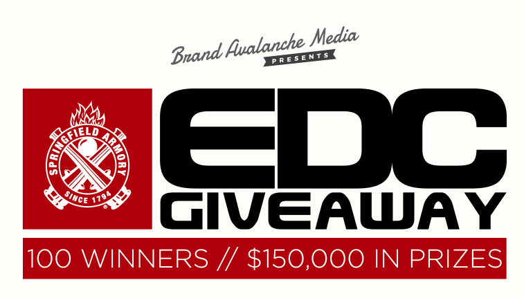 Enter Springfield's EDC Giveaway! 100 Winners Will Be Selected, $150K in Prizes!