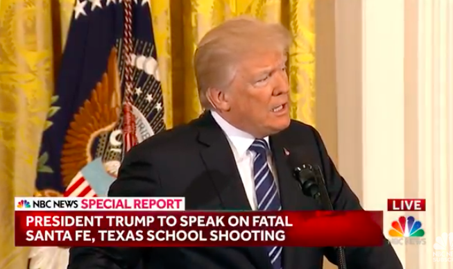 President Trump Responds to School Shooting in Texas