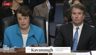 Kavanaugh, Feinstein Square Off on 2A During Confirmation Hearing