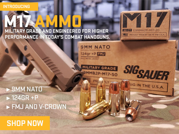 SIG Sauer Announcing M17 Ball and Hollow Point Ammunition
