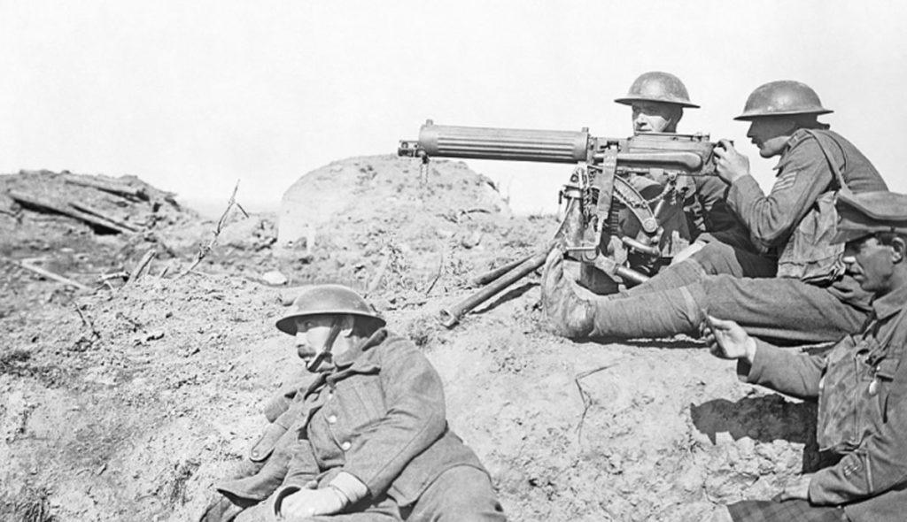 A Maxim Gun, an Abandoned French Tank, and One Determined American