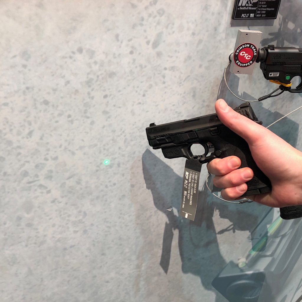 Smith & Wesson M&P 380 Shield EZ Now With Crimson Trace Laser - SHOT Show 2019