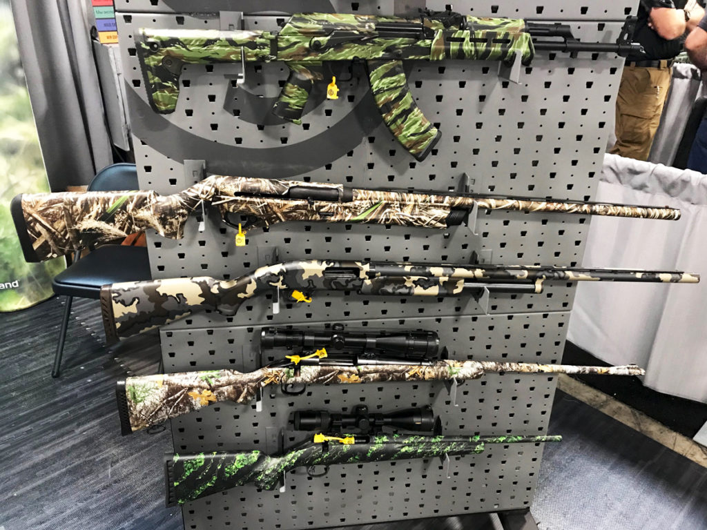 GunSkins Vinyl Wrap: DIY Camo for Rifles, Pistols, and More - SHOT Show 2019