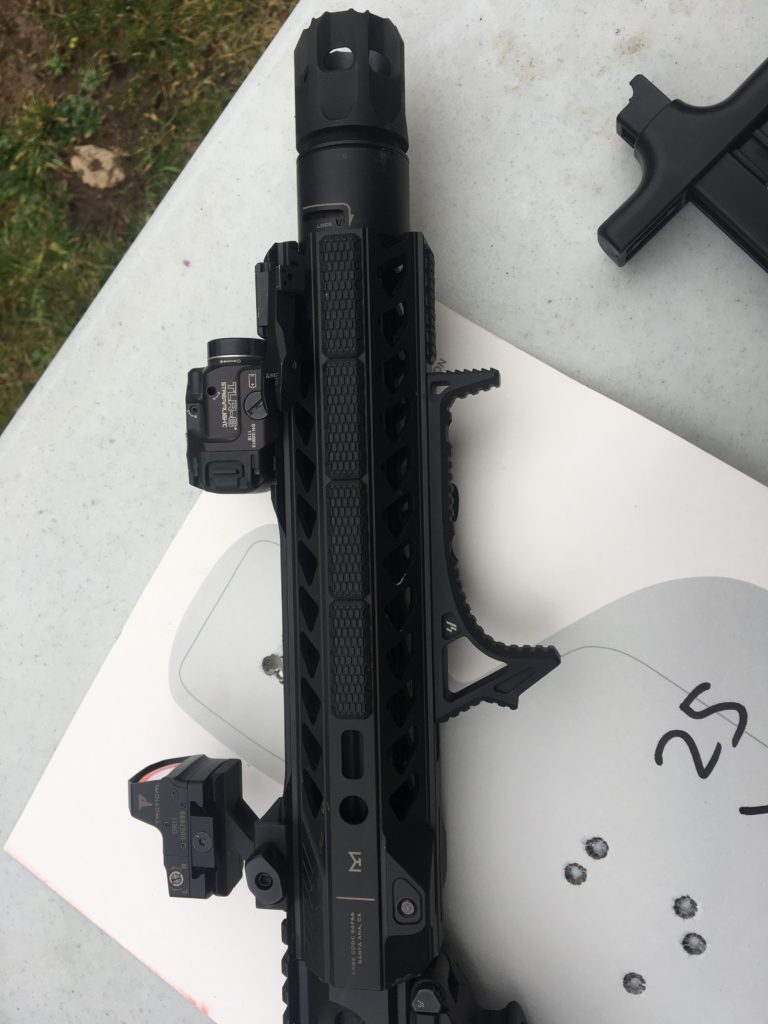 Side Cocking AR That Feeds From MP5 Magazines: Quarter Circle 10/ Strike Industries 9mm AR Build