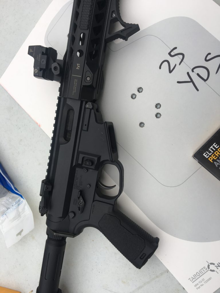 Side Cocking AR That Feeds From MP5 Magazines: Quarter Circle 10/ Strike Industries 9mm AR Build