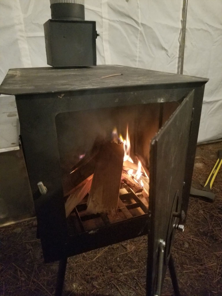 Wall Tent Wilderness Wood Camping Stove - Review