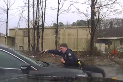 Watch: Little Rock Officer Fires 15 Rounds into Windshield of Stolen Vehicle