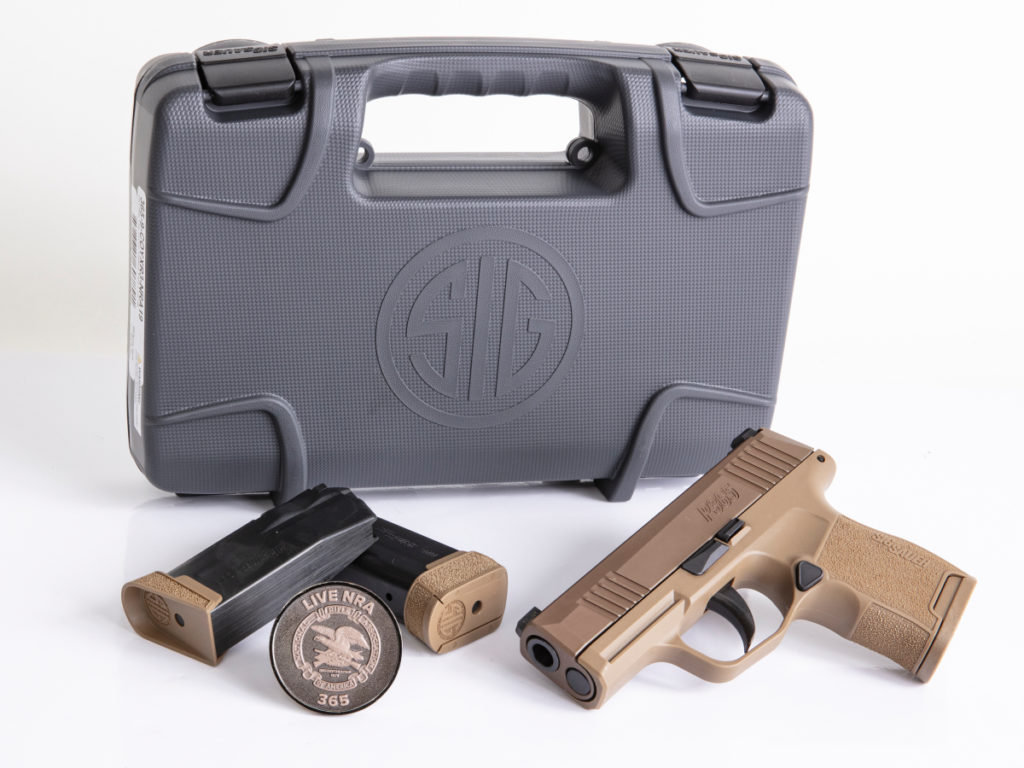 New SIG NRA P365 in Coyote Tan Exclusive from Lipsey's