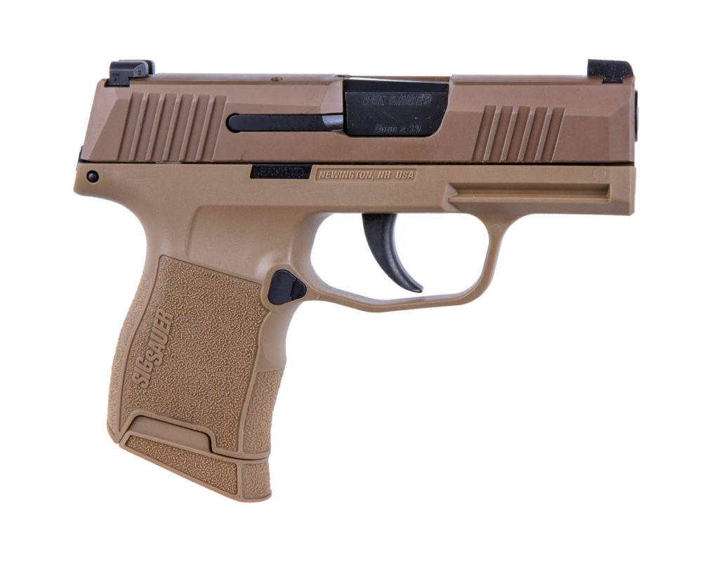 New SIG NRA P365 in Coyote Tan Exclusive from Lipsey's