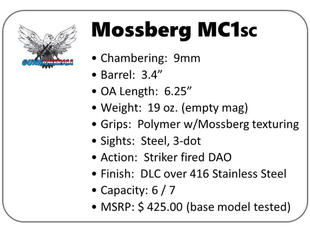 Mossberg’s New MC1 SC - Elmer Fudd Gets His CCW